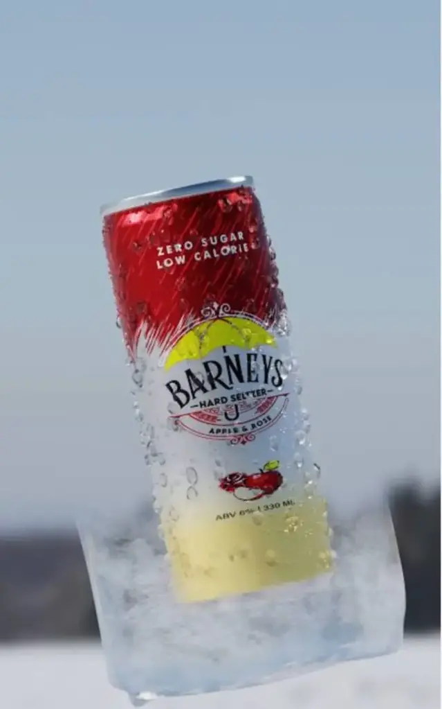Barneys Hard Seltzer Apple & Rose 330ml