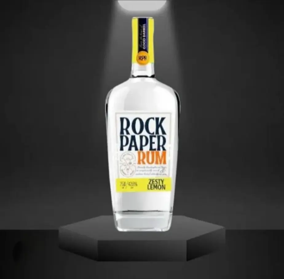 Rock Paper Zesty Lemon Rum 750ml
