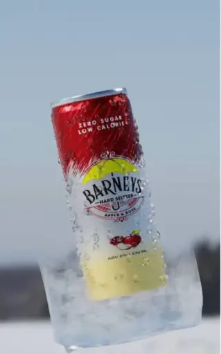 Barneys Hard Seltzer Apple & Rose 330ml