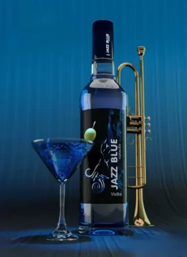 Jazz Blue Curacao Vodka 750ml