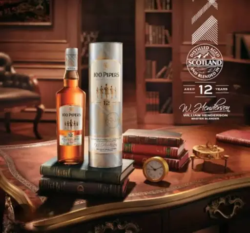 100 pipers 12years Blended Scotch Whisky 750ml
