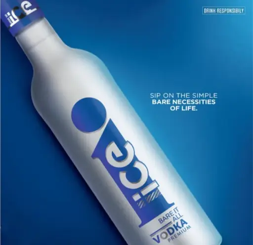 The Ice Bare It All Vodka 750ml