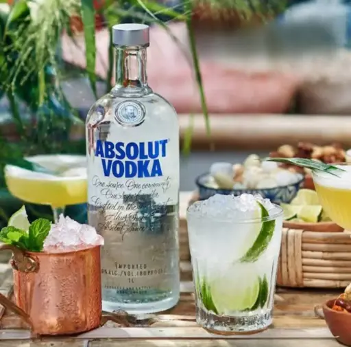 Absolut plain vodka 750ml