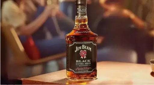 Jim beam black extra aged bourbon whisky 750ml